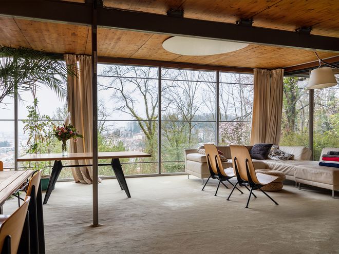 Living room views from the Prouvé House