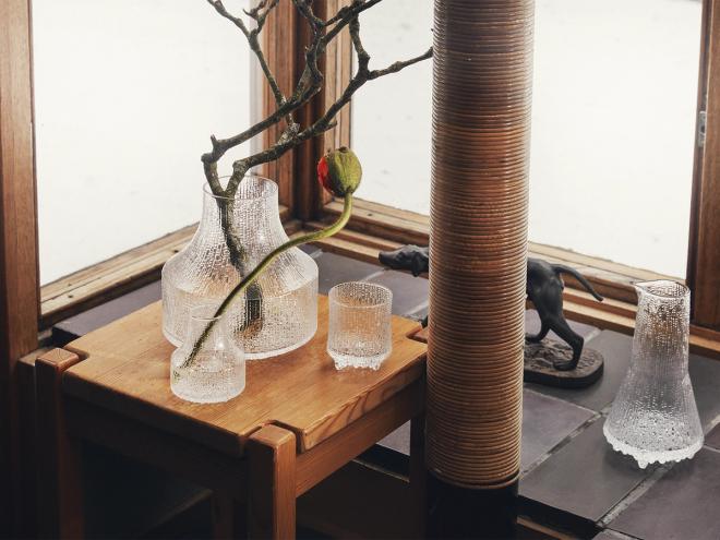 Iittala glassware and vase