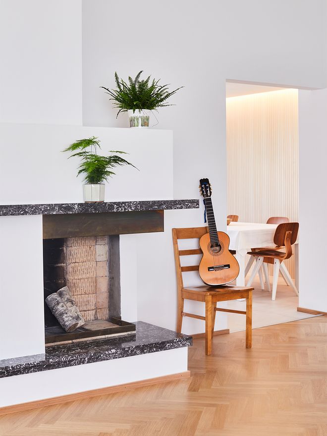 Linda and Christoffer’s 1970’s home was renovated to meet the needs of modern life