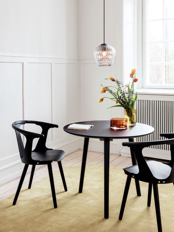 &Tradition In Between SK3 table 90 cm, black oak