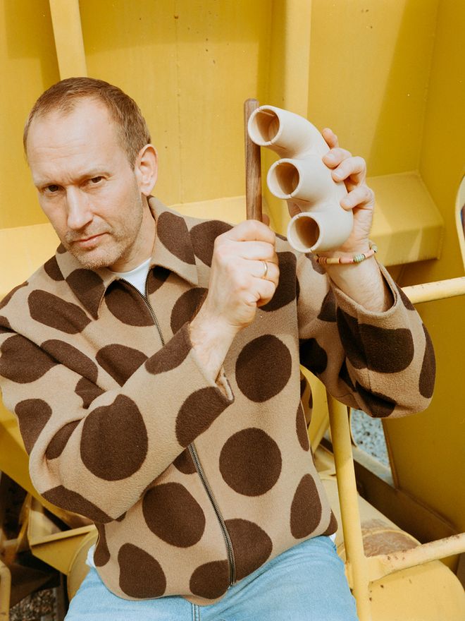 An image featuring Torbjorn Anderssen at the PELATA pieces launch event in Helsinki.