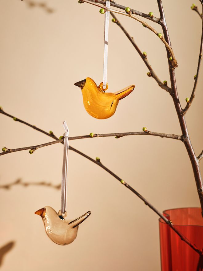 Iittala mini-sized glass birds