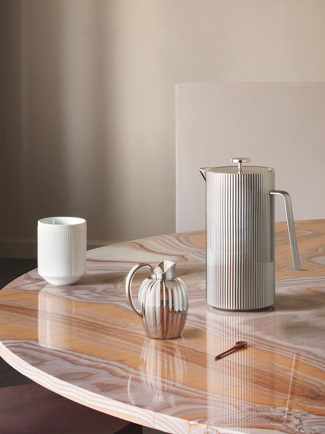 Georg Jensen Bernadotte pressopannu, 1 L, ruostumaton teräs