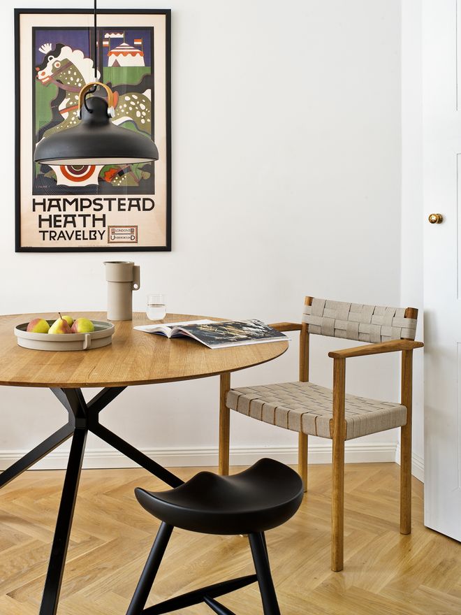 Form & Refine Motif armchair, white oiled oak
