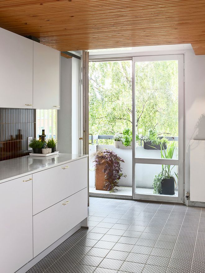 Balcony in the kitchen