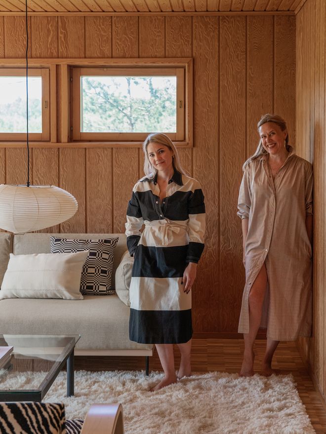 Anna Helminen and Lotta Petronella