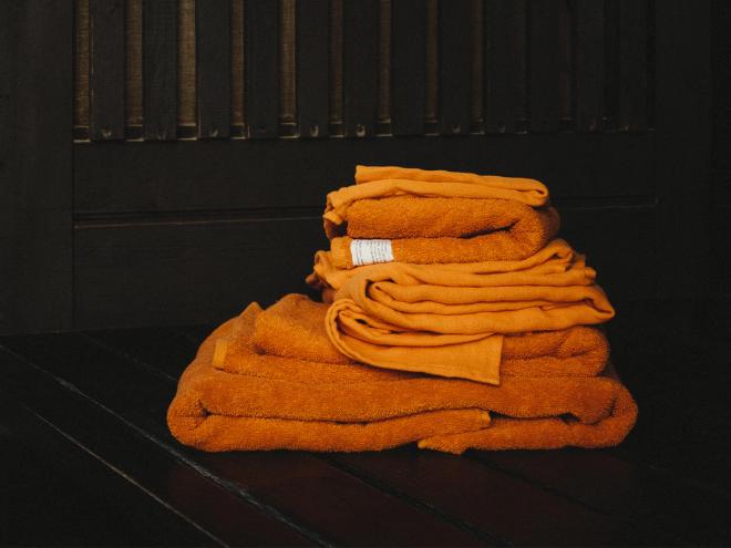 Frama Heavy Towel bath towel, burned orange