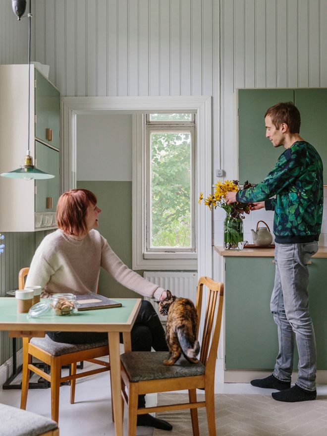 Rosita and Matias renovated an old schoolhouse in Turku