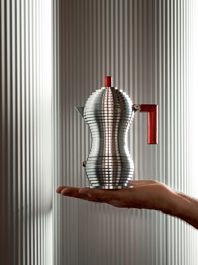 Alessi Pulcina espresso maker