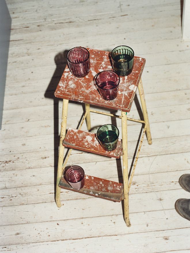 Iittala drinking glasses in seasonal colors