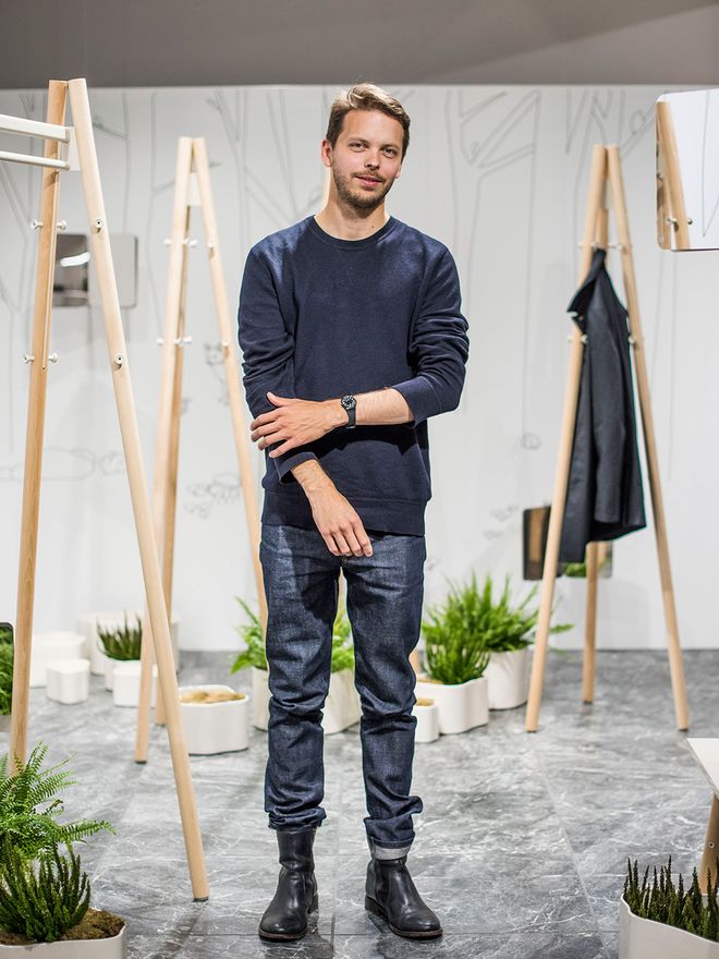 Designer Daniel Rybakken and Artek Kiila coat racks