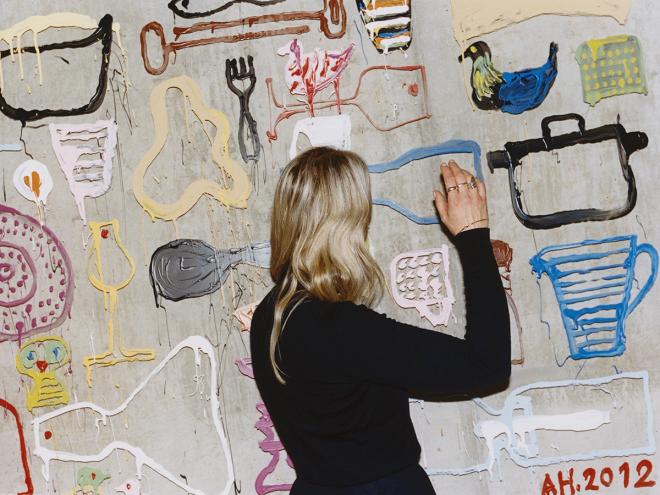 A portrait of Janni Vepsäläinen, creative director of Iittala