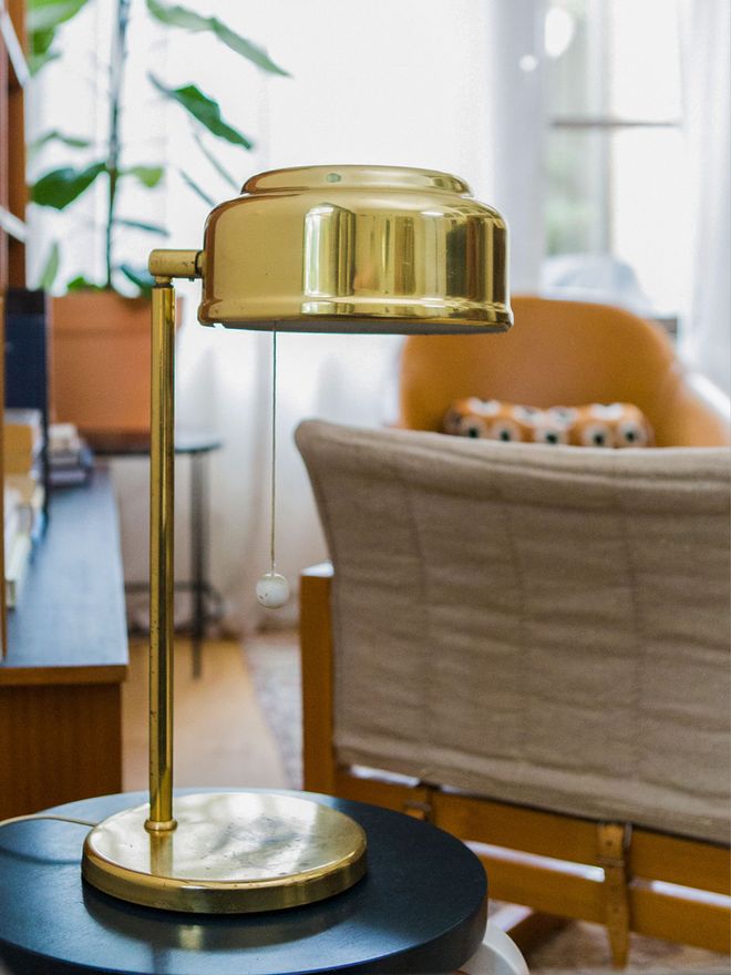 Ateljé Lyktan brass table lamp