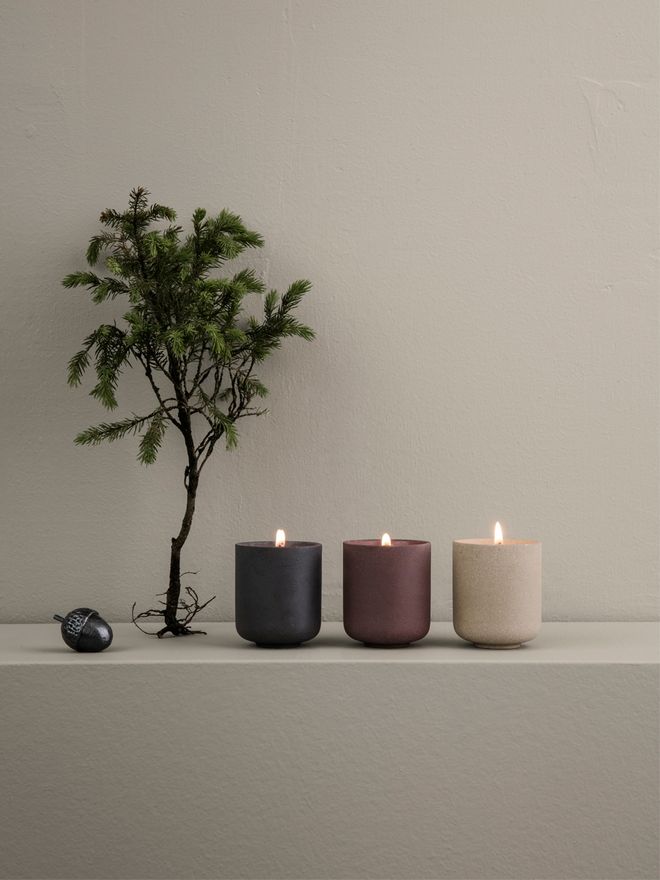 Ferm Living Sekki scented soy candles