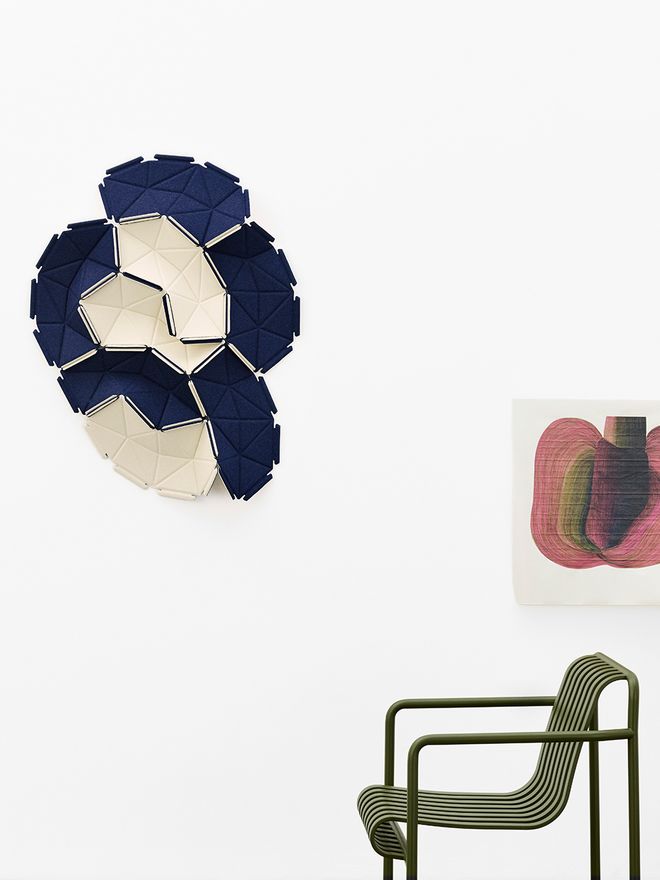 Clouds fabric tiles by Kvadrat