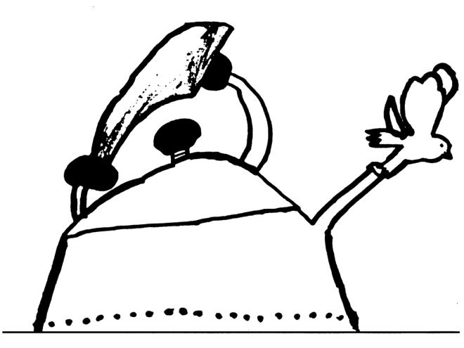 Michael Graves drawing of 9093 kettle