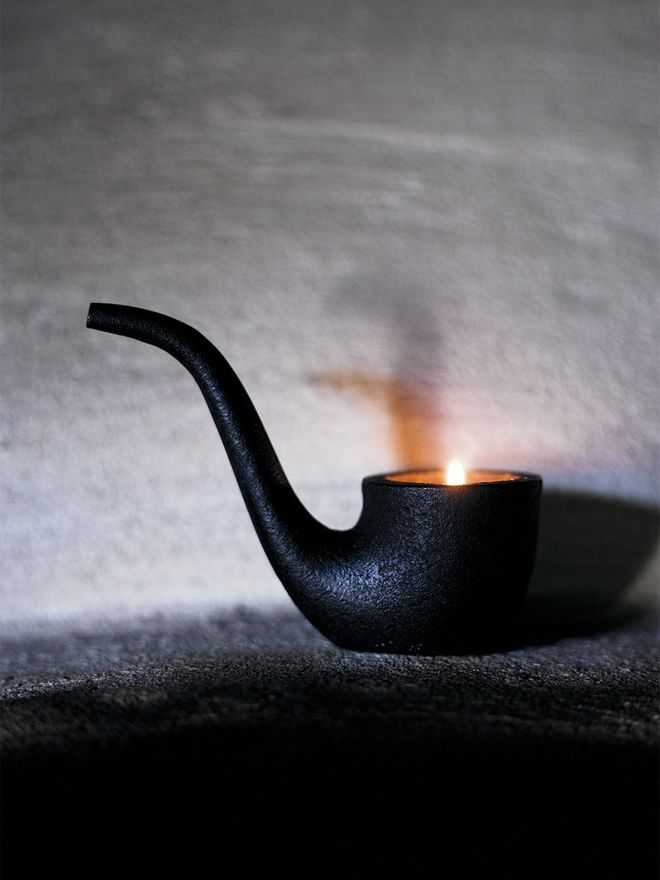 The Pipe candleholder from Samuji