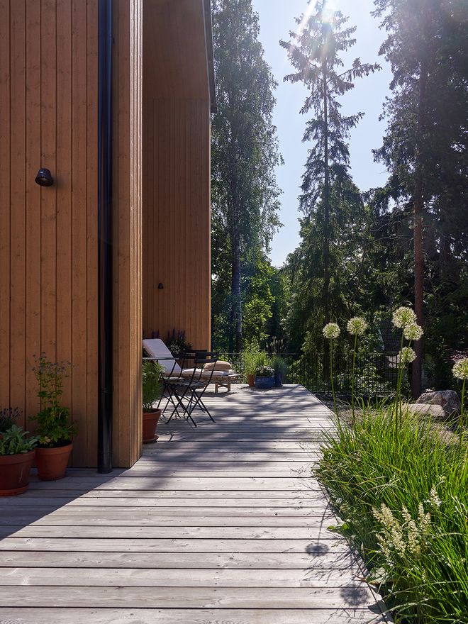 Mikko Nissilä’s home, terrace