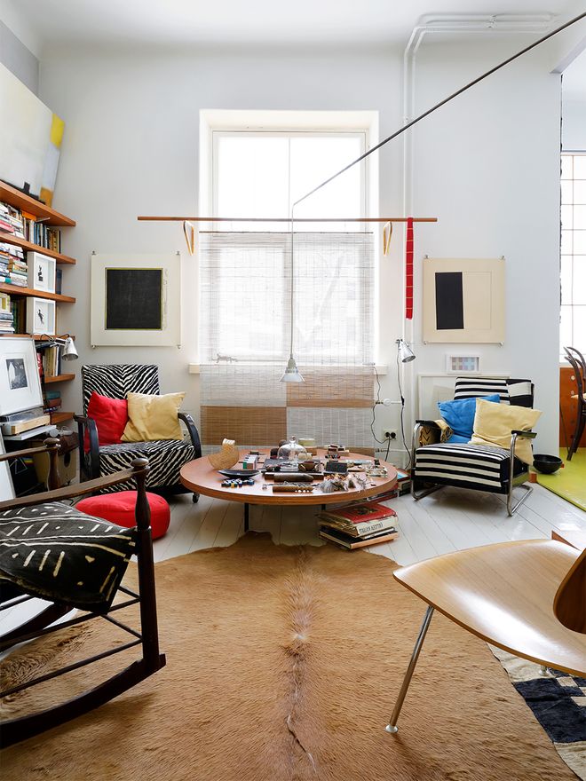 Architect Jouni Kaipia's colorful home in Helsinki