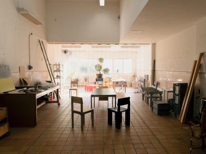 A view of Fredrik Paulsen's workshop