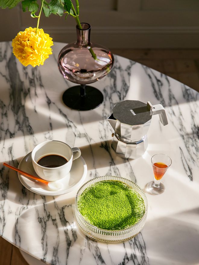 Matcha-tiramisun resepti