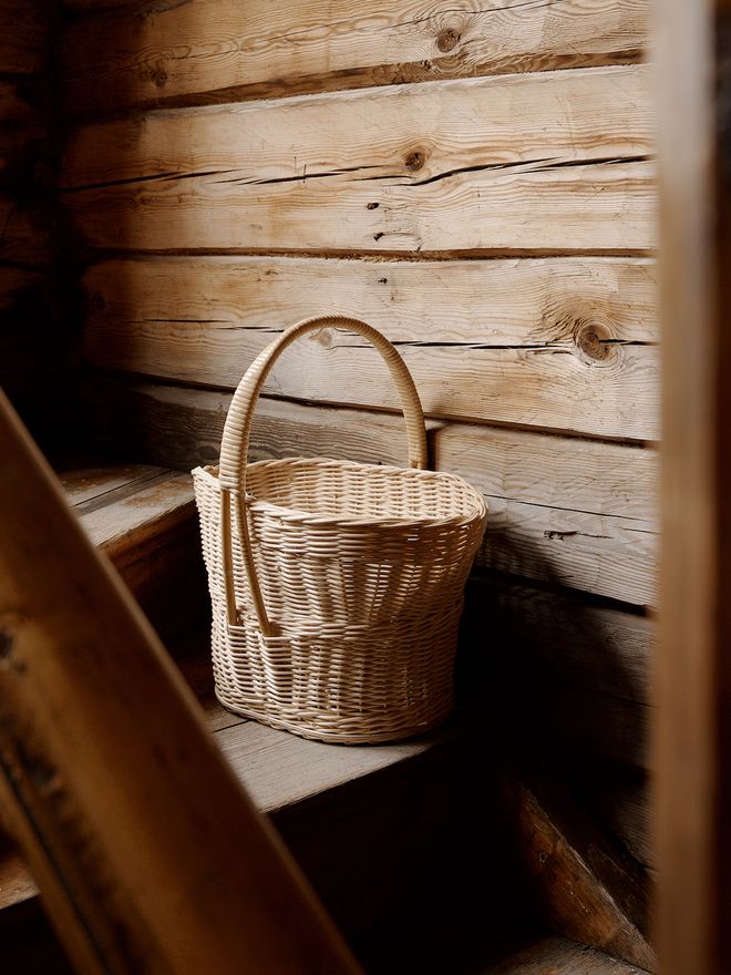 Kori basket, 45 x 25 cm, rattan