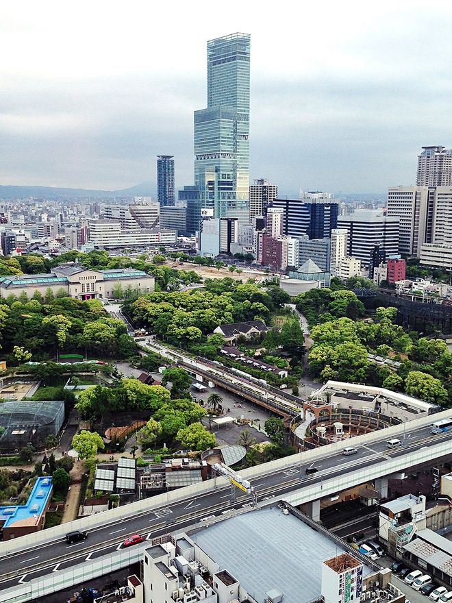 Abeno Harukas skyscraper in Osaka