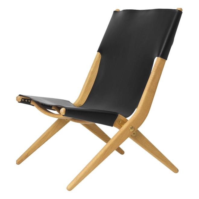 By Lassen's Saxe Lounge chair in black and oak