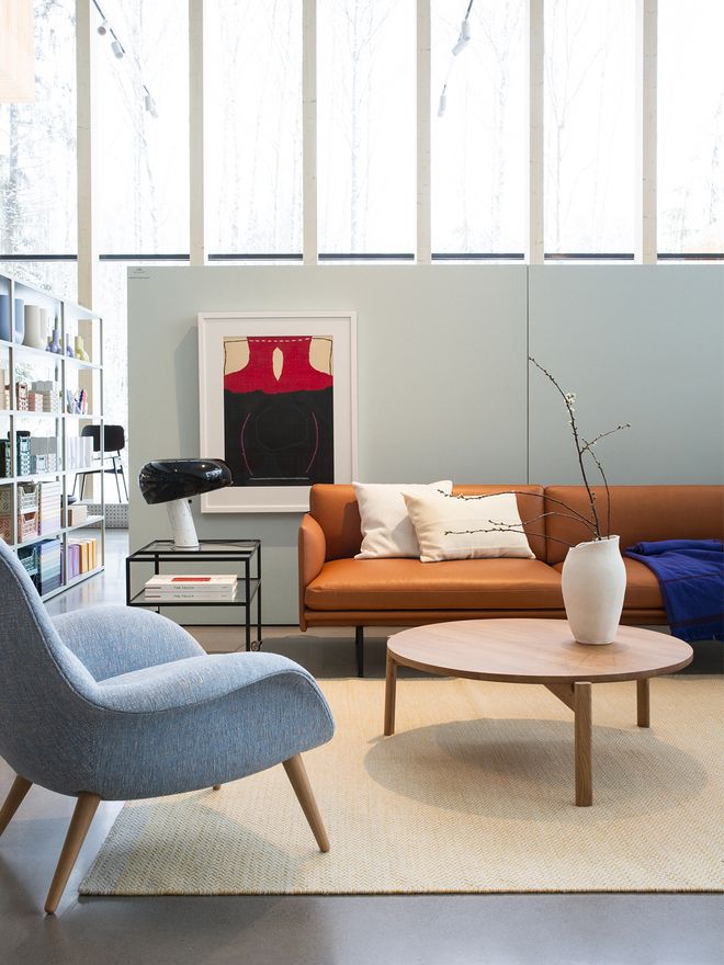 Muuto's Outline sofa at Finnish Design Shop's Showroom