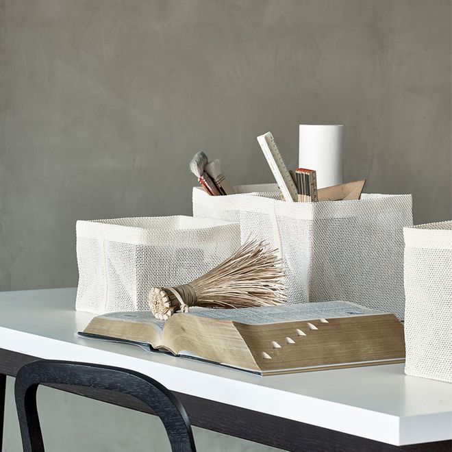 Box Zone containers by Woodnotes.