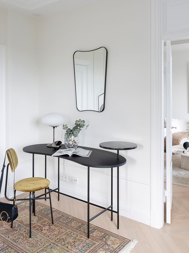 GUBI  F.A. 33 mirror, 54 x 80 cm, black brass