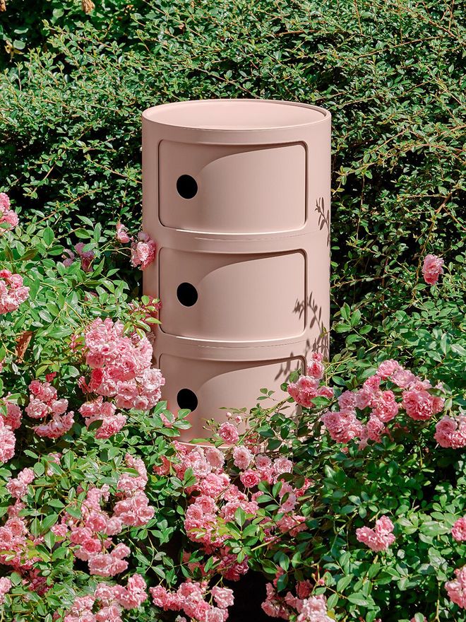 Kartell Componibili Bio storage unit, pink