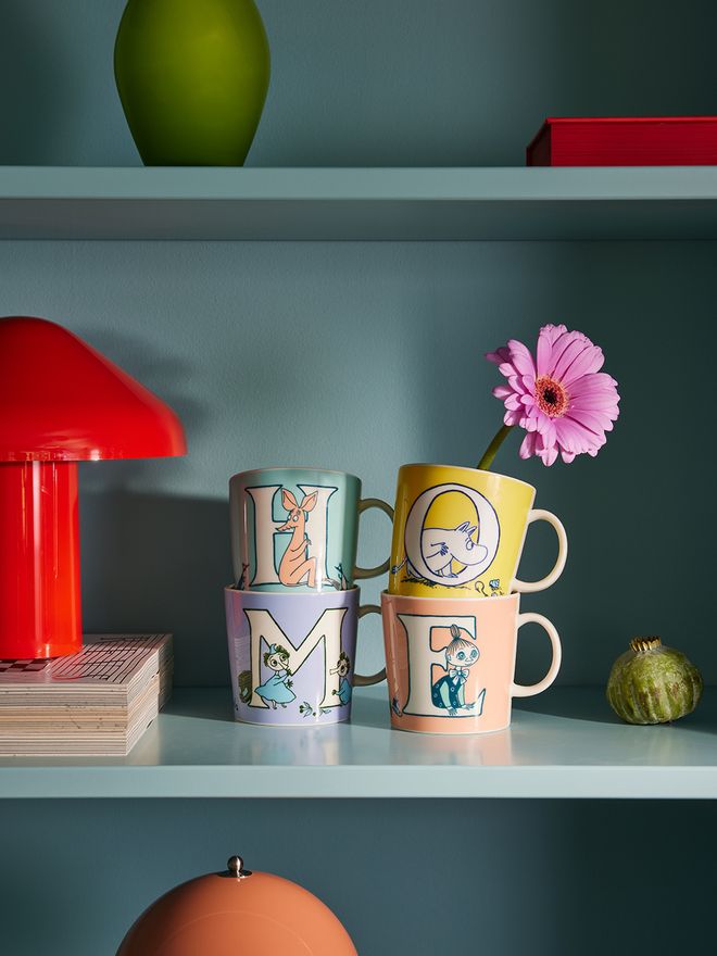 Moomin by Arabia ABC-muumimukit, HOME