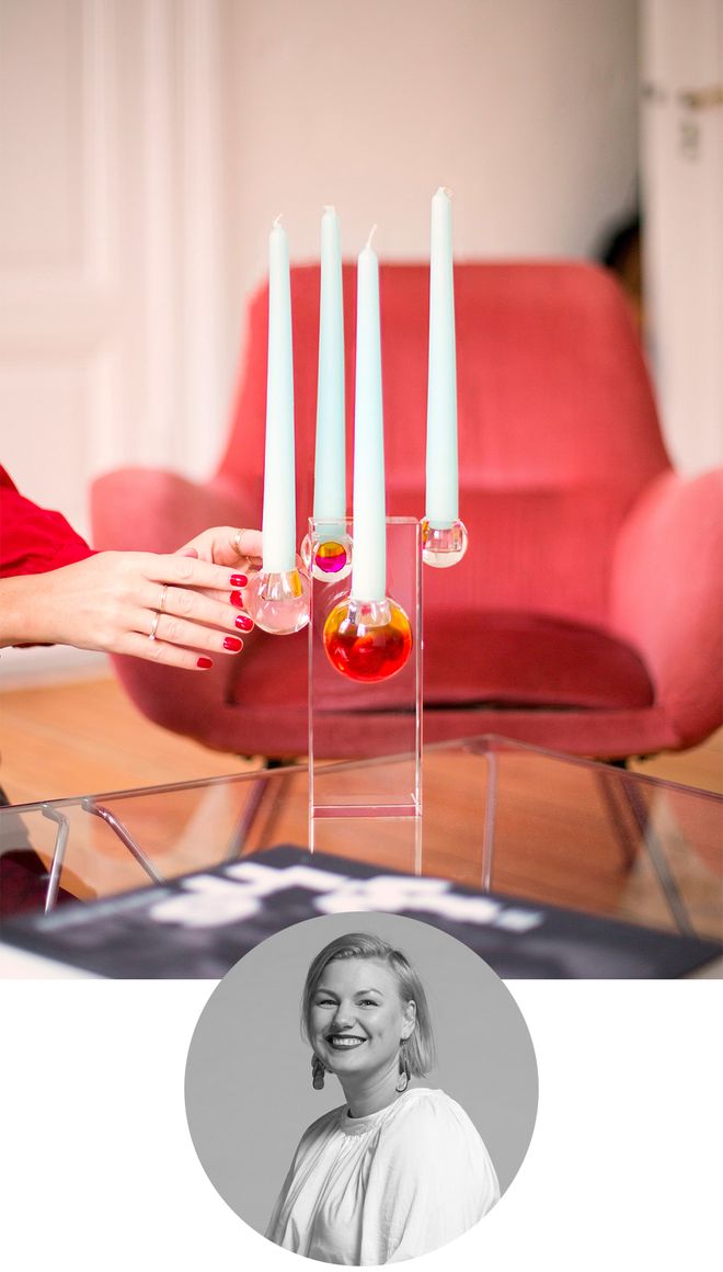 Fundamental Berlin Drops candelabra