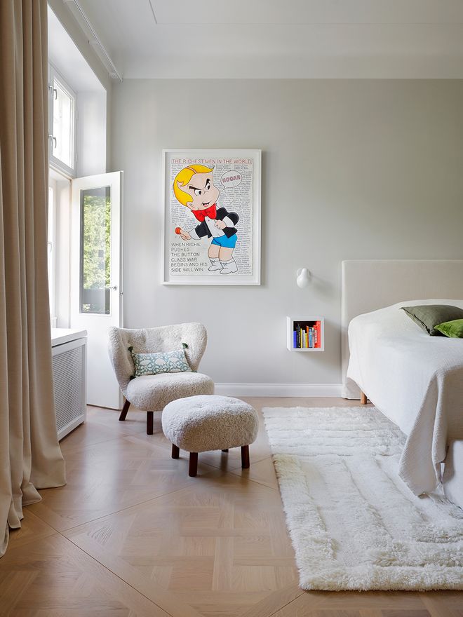 &Tradition  Little Petra lounge chair and pouf