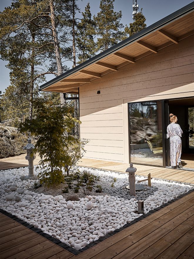 Facade of a house at the Naantali Housing Fair