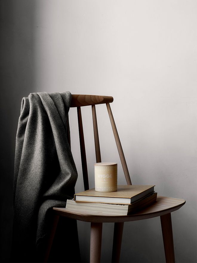 Skandinavisk's Hygge scented candle in decor.