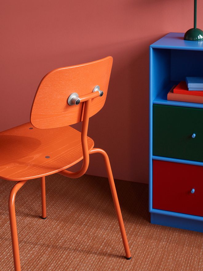Image of bright-colored furniture from the brand Montana.