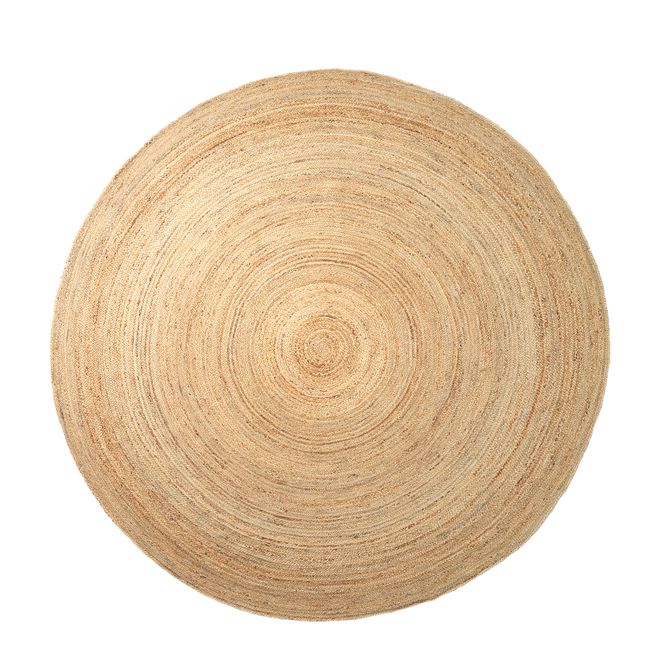 ferm LIVING  Eternal round jute rug, large, natural