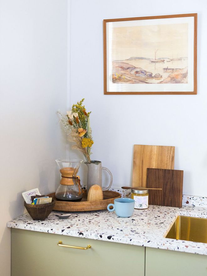 Terrazzo countertop