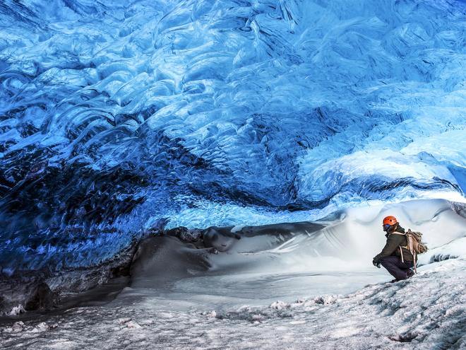 Ice cave, Vatnajökull, Iceland