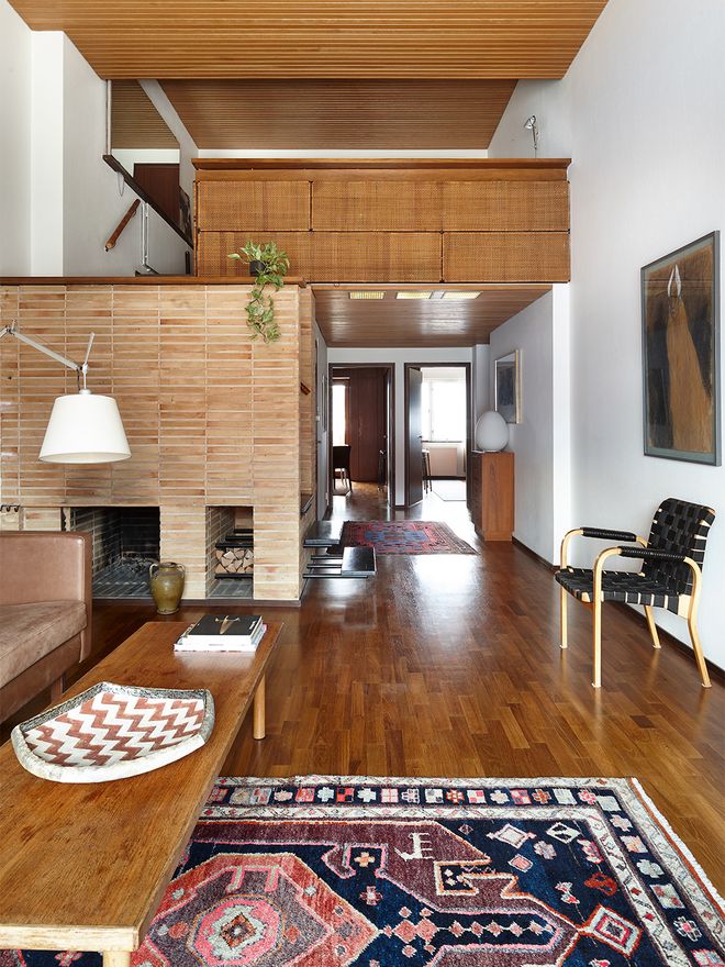 An apartment in Helsinki designed by Ilmari Tapiovaara in the 1950's.