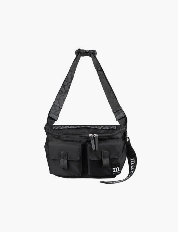 Sling Bag Solid, M, black