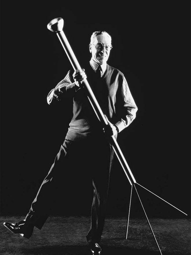 Achille Castiglioni and Luminato floor lamp.