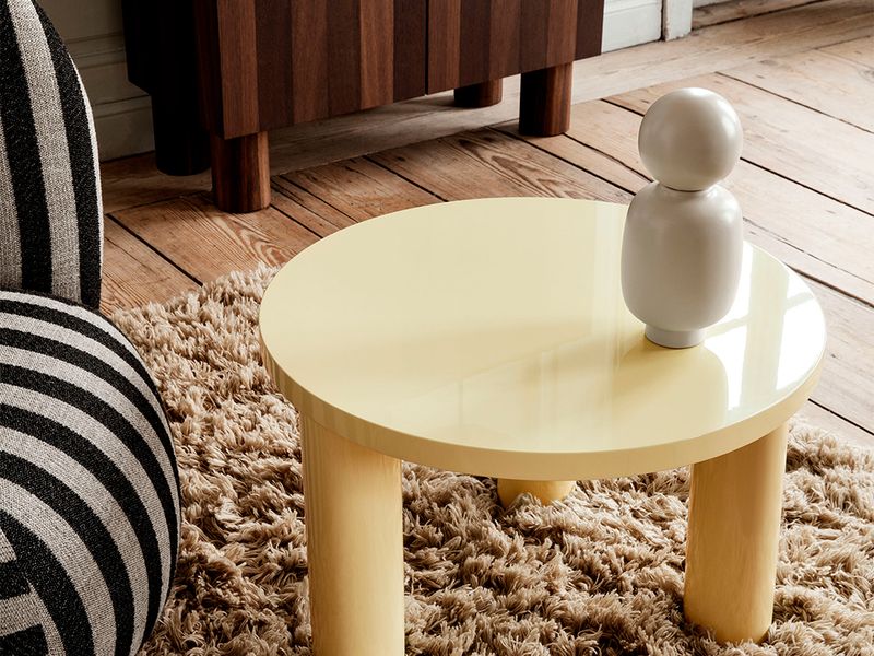 A Brutalist coffee table, a classic lamp with a modern twist and plenty of rattan – introducing new designs from ferm LIVING!