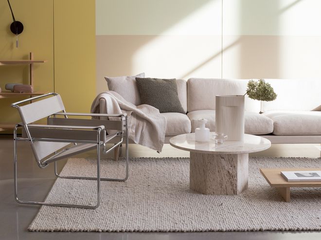Kuva, jossa Knollin Wassily-tuoli Finnish Design Shopin Showroomilla.