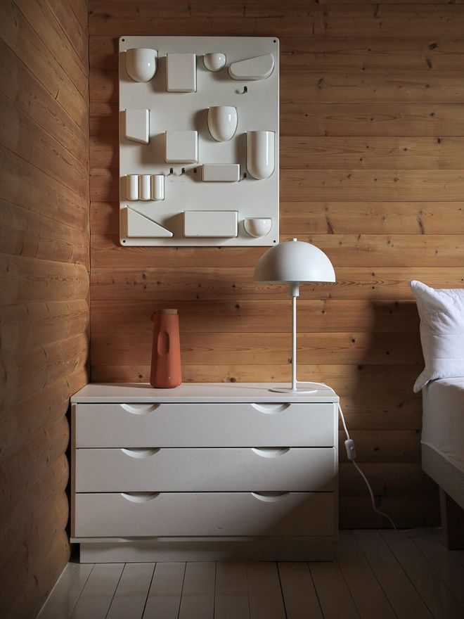 Bedroom at Minna Jones' summer house