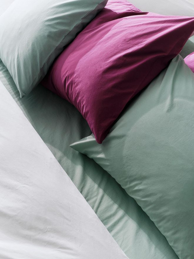 Tekla Pillow sham, 50 x 60 cm, lingonberry