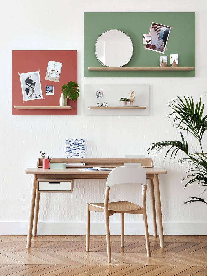 Harto Honore desk, oak - white