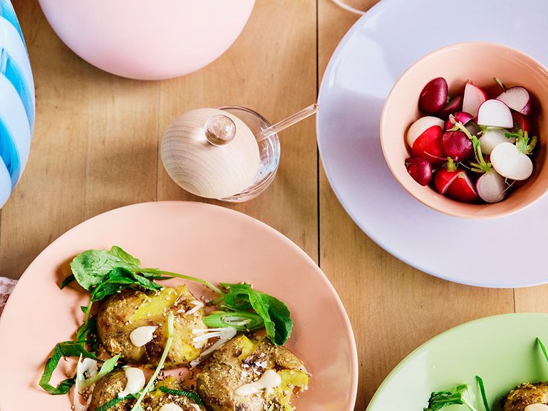 Potato pizza, flattened potatoes and roasted sweet potatoes – try our tasty recipes!